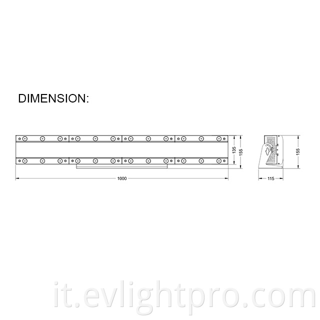 Ev M120 Dimension